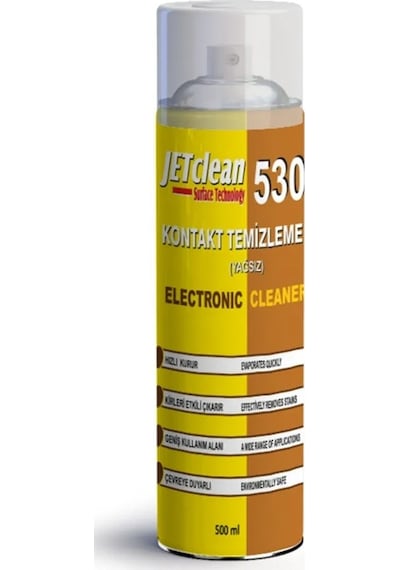 Jetclean 530 Kontak Yağsız Sprey 500 ML