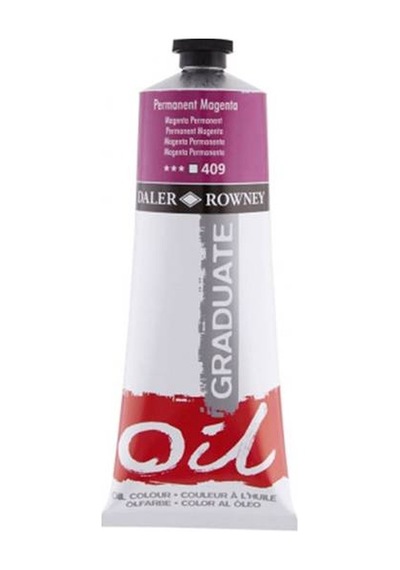 Daler Rowney Graduate Yağlı Boya 200 ML 409 Permanent Magenta