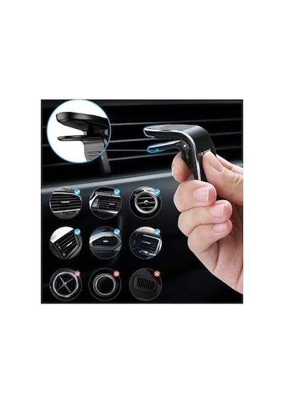 Nissan Qashqai İle  Mıknatıslı Telefon Tutucu, Siyah