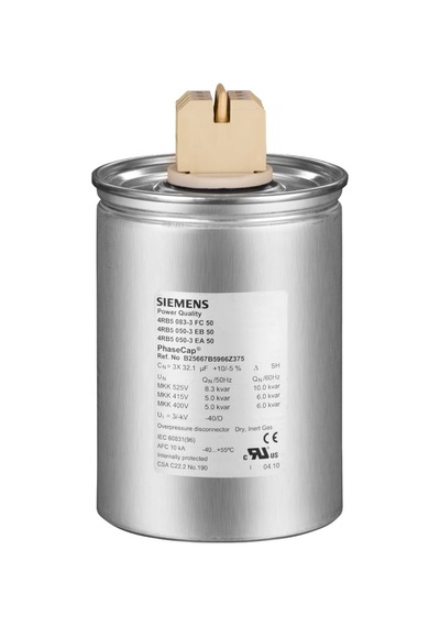 Siemens 4rb5075-3ee50. 440v Trifaze. 7.5 Kvar Kondansatör