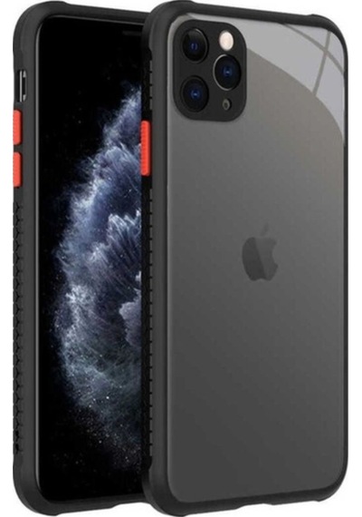 Apple Uyumlu iPhone 11 Pro Max Kılıf Zore Kaff Kapak Siyah