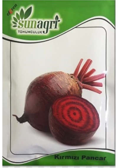 Kırmızı Pancar Tohumu 10 Gr. - 4 Saksı+torf Hediye