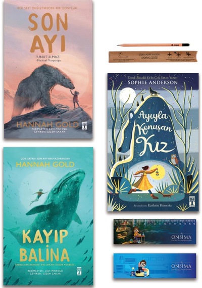 Genç Timaş Son Ayı - Kayıp Balina - Ayıyla Konuşan Kız Set 3 Kitap