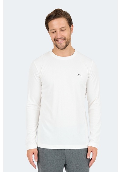 Slazenger Odın I Erkek Beyaz Tişört Beyaz