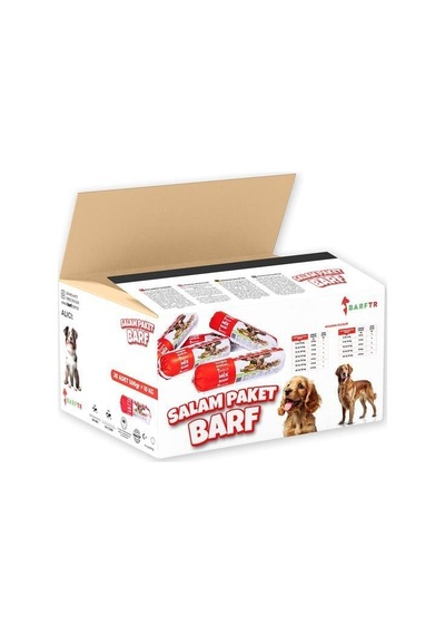 Barftr Mix Barf 10 KG Salam Yetişkin Köpek Maması 20 x 500 G