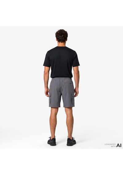 Under Armour Vibe Woven Cargo Erkek Gri Şort 1386560
