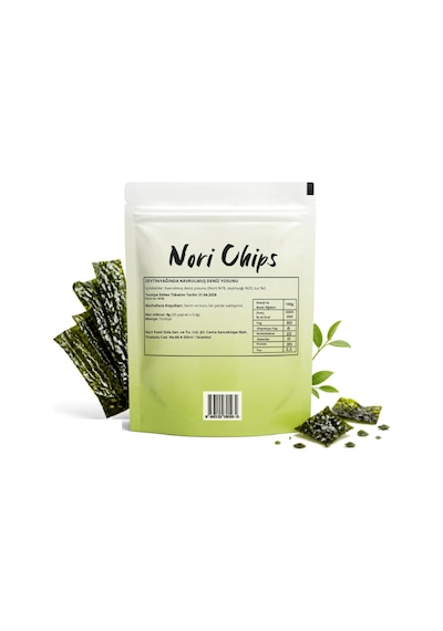 Nori Food Zeytinyağında Kavrulmuş Nori Yosun Cipsi 20 Yaprak 8g
