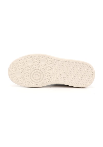Gönderi(R) Gönderi R Vizon Lastik Bağcıklı Dolgu Taban Hakiki Deri Sneaker Vizon