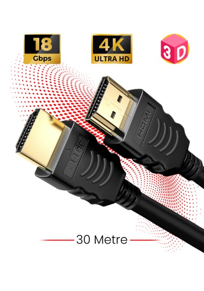 Hdmi 2.0 4k Ultra Hd Ses Ve Görüntü Aktarım Kablosu 30 Metre