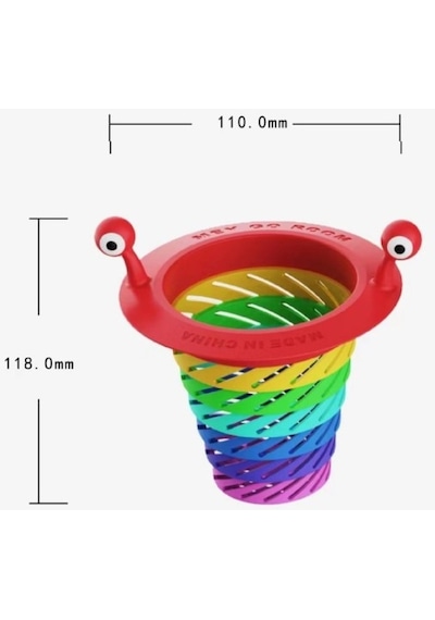 Renkli 6 Kademeli Lavabo Süzgeci