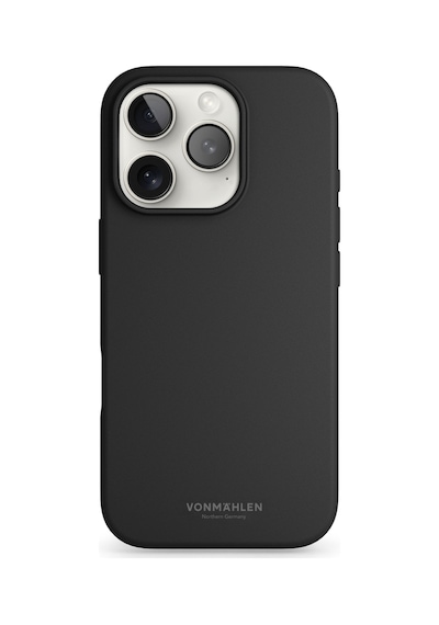 Vonmahlen Apple Uyumlu iPhone 16 Pro Max Magsafe Silikon Kılıf Siyah