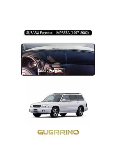 Subaru Forester 1997-2002 Imprezzatorpido Koruma Halısı Siyah Kenar