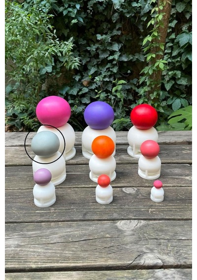 Rufus Concept Küre 7cm Çap Silikon Mum Kalıbı