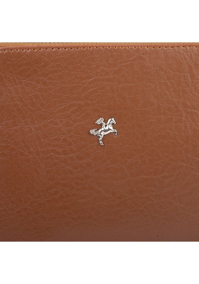 Nas Bag Kadın Omuz Ve Çapraz Zincirli Ve Uzun Çift Askılı 20x15 Cm Taba Victoria