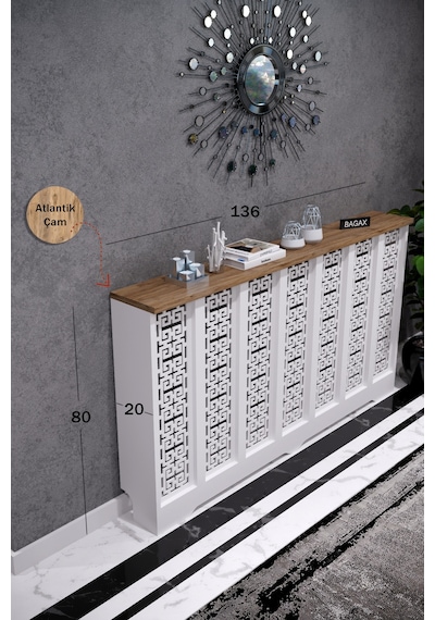Dekoratif Petek Kaplama Modern Kalorifer Peteği Gizleme Ünitesi 11 Desen 9 Renk İç Ölçü 136 Cm Dış Ölçü 140 Cm Petek 136 Beyaz Üstü Çam D5 Dekoratif Petek Kaplama Modern Kalorifer Peteği Gizleme Ünitesi 11 Desen 9 Renk İç Ölçü 136 Cm Dış Ölçü 140 Cm Petek 136 Beyaz Üstü Çam D5