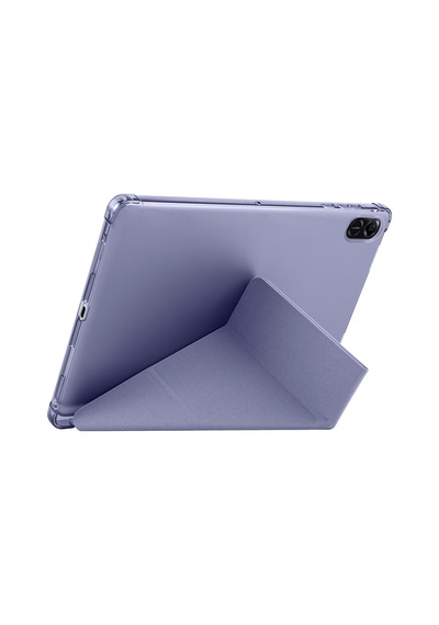 Honor Pad X8a Kılıf Ardx Tri Folding Kalem Bölmeli Standlı Kılıf - Mor