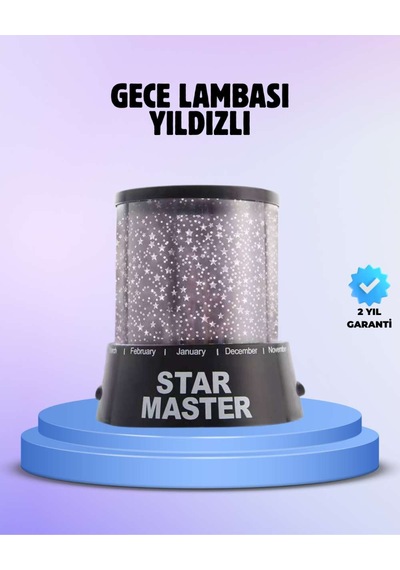 Odayı Yıldızlarla Dolduran Galaxy Efektli Led Projektör Işık Diğer 81900632