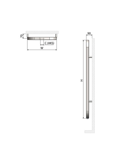 45 x 120mm Paslanmaz Çelik Spin Fırça Mat İnox & Parlak Black Chrome Havlupan