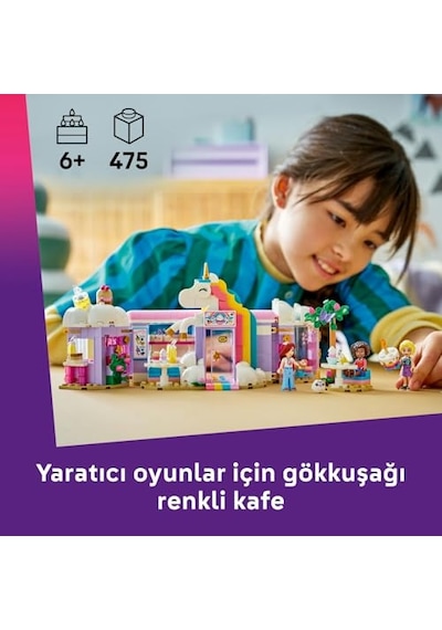 Düşler Kafe 42684 6 Yaş Ve Üzeri Çocuklar Için Paisley Aliya Ve Iza Mini Bebekleri İle Çeşitli Kafe Aksesuarlar