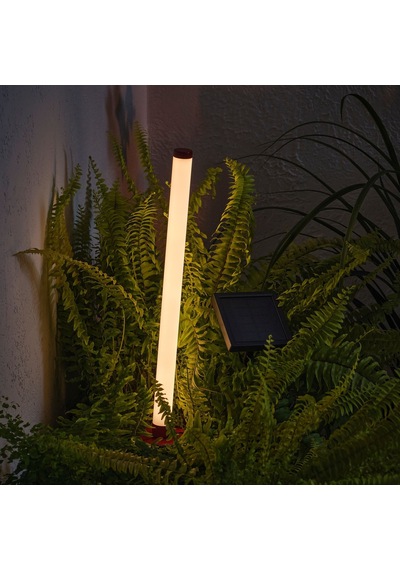 Led'li Güneş Enerjili Aydınlatma, Kırmızı, 45 Cm