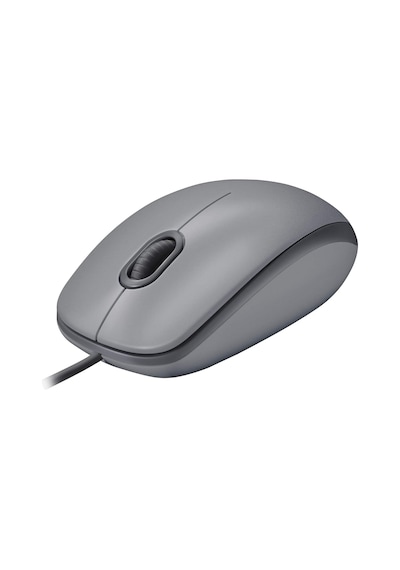 M110 Usb Kablolu Sessiz Mouse, Dizüstü Bilgisayar, Notebook, Pc Ve Mac İçin Quiet Click Teknolojili, Usb-a Bağlantılı, Sağ Ve Sol Elle Kullanıma Uygun, Gri