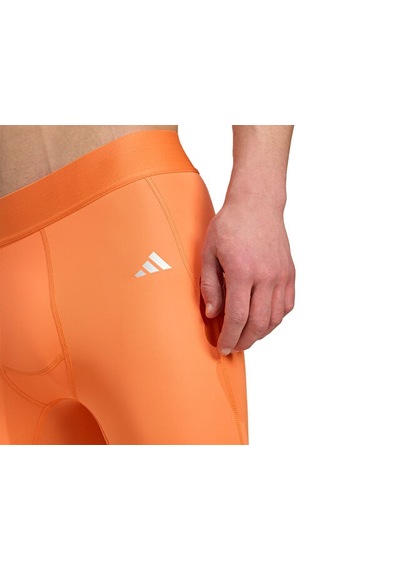 Adidas Techfıt Shrt Tıght M Erkek Antrenman Kısa Tayt Jm0651 Turuncu