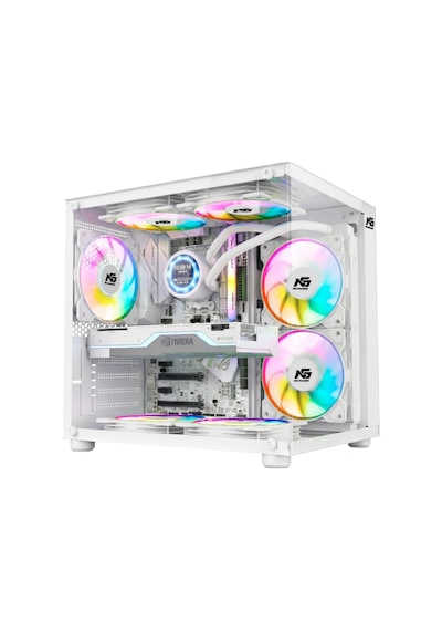Orion Cube 3x Tuştan Değişen Rgb Fanlı M-atx Boş Bilgisayar Kasası Beyaz Orion Cube 3x Tuştan Değişen Rgb Fanlı M-atx Boş Bilgisayar Kasası Beyaz