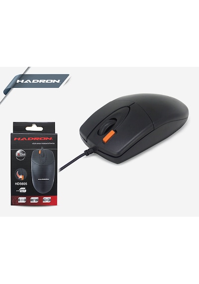 Hadron HD5605 Çift Click Kablolu Optik Mouse