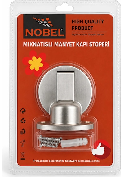 Manyetik Mıknatıslı Kapı Stoperi İnox Vidalı