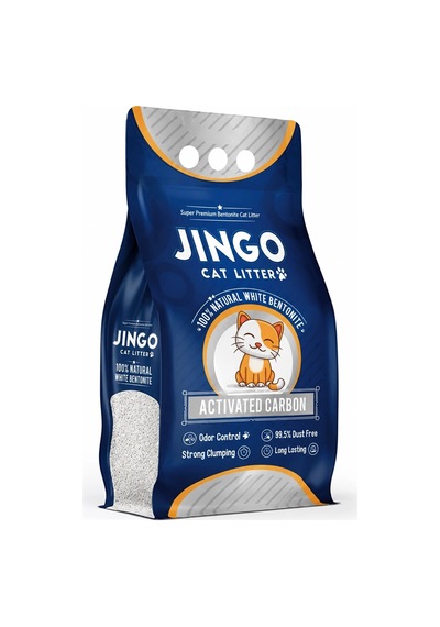 Jingo Aktif Karbonlu Topaklanan Kedi Kumu 20 Litre