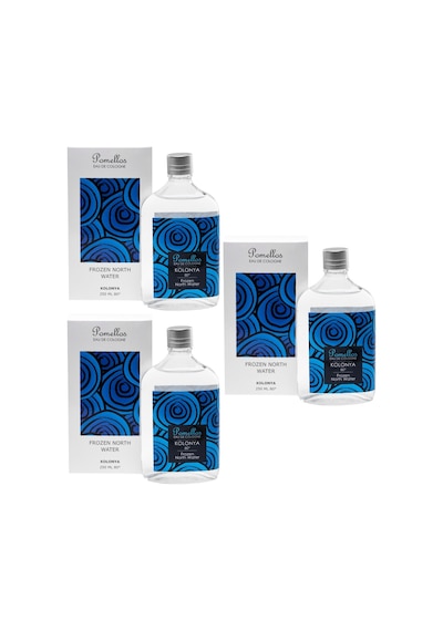 Pomellos 80 Derece Frozen North Water Kolonya Cam Şişe 3 x 250 ML