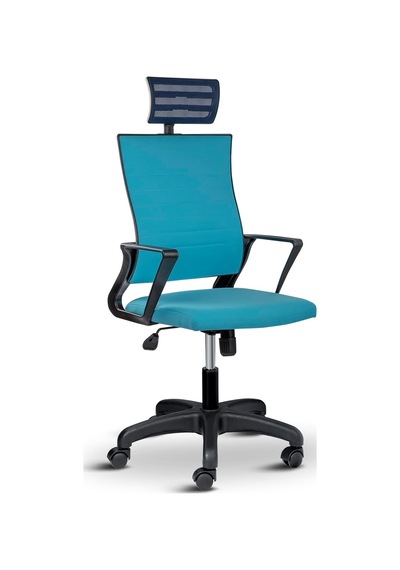 Ayrex Rigel Ergonomik Ofis Koltuğu, Başlıklı, Yükseklik Ayarlı, Silinebilir Kumaş, Plastik Ayaklı Diğer