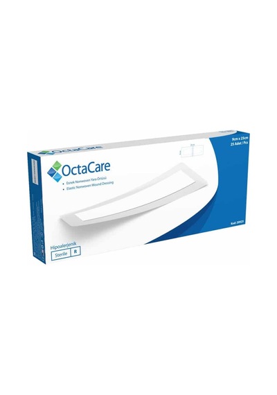 OctaCare Nonwoven Steril Pedli Yara Örtüsü  9 CM x 25 CM 25'li
