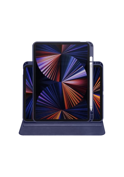 Apple Uyumlu iPad 10.9 2022 10.nesil Kılıf Termik Kalem Bölmeli Dönebilen Standlı Kılıf