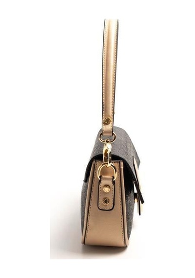Silver Polo Sp1179 Kadın Omuz Çantası Logolu Siyah-s.nut