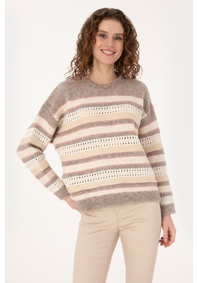 U.S. Polo Assn. U.s. Polo Assn. Kadın Kazak /triko 50310205-vr256 İnci