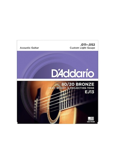 Daddarıo Ej13 011-052 Akustik Gitar Teli 80/20 Akustik Gitar Tel