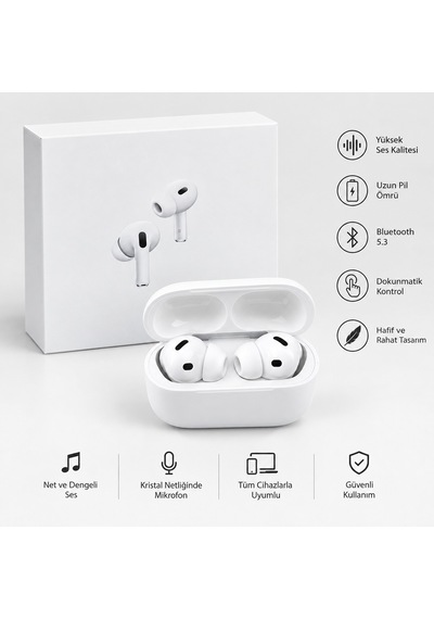 Desingshop Air3 Premium Yeni Nesil Bluetooth Kablosuz Kulaklık Ios Ve Android Uyumlu
