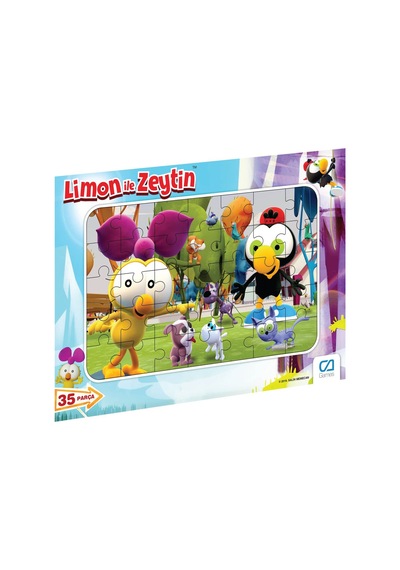 Limon Ile Zeytin Frame Puzzle 35 Parça -1