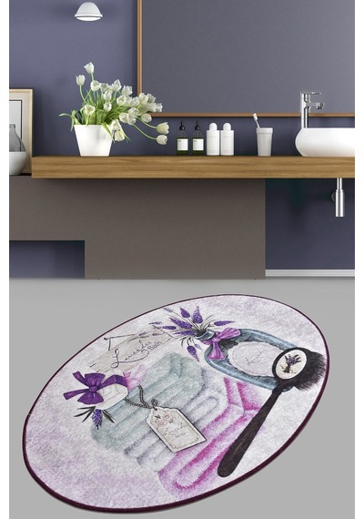 Lavanta Djt 80X120 Cm Banyo Halısı, Pasas