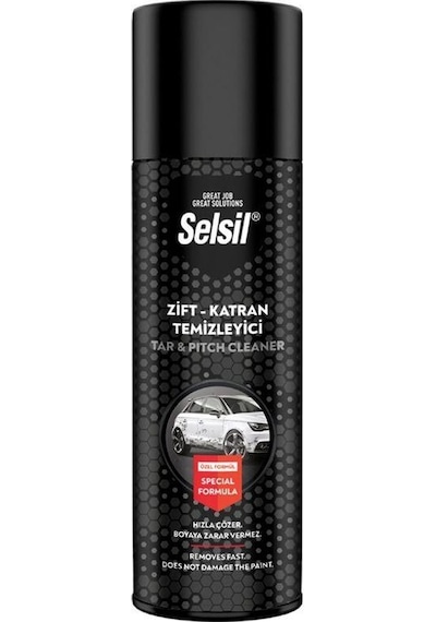 Selsil Oto Dış Bakım Seti 4 Parça Zift Katran-lastik-motor-silikon Spreyi