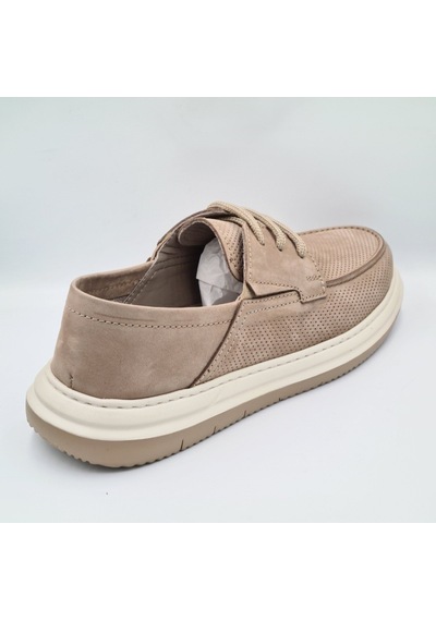 Greyder 64695 Vizon Nubuk Deri Erkek Casual Comfort Ayakkabı Vizon