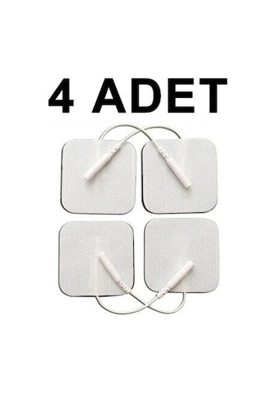 Tens Pedi Kablolu Yedek Elektrod 5x5 Tens Pedi 4'lü