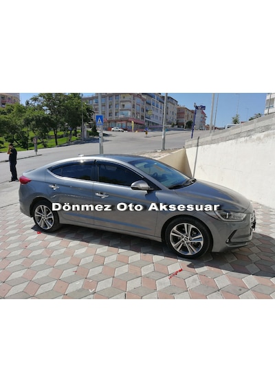 Hyundai Elantra Mügen Cam Rüzgarlığı Kromlu 2016-2020 Arası 4 Lü N11.38185