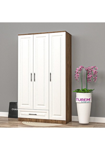 Rain 3 Kapılı Membran Gardrop Mdf Sis Gri Rain 3 Kapılı Membran Gardrop Mdf Sis Gri
