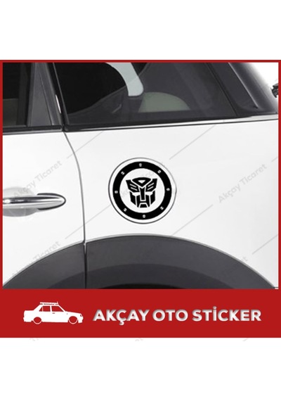 Transformers Benzin Kapağı Sticker Transformers Oto Sticker