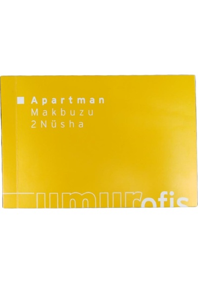 Umur Apartman Makbuzu 5,5x21 cm 40 Sayfa 2 Nüsha