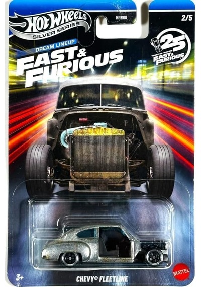 Gümüş Serisi Hızlı Ve Öfkeli Rüya Dizisi - Chevy Fleetline Gümüş 2/5-1:64 Ölçekli Diecast Oyuncak Araç