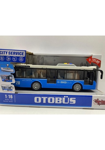 Oyuncak Otobüs Sesli Işıklı Kapılar Açılabilen Kaliteli Oyuncak Otobüs Okul Otobüsü Diğer