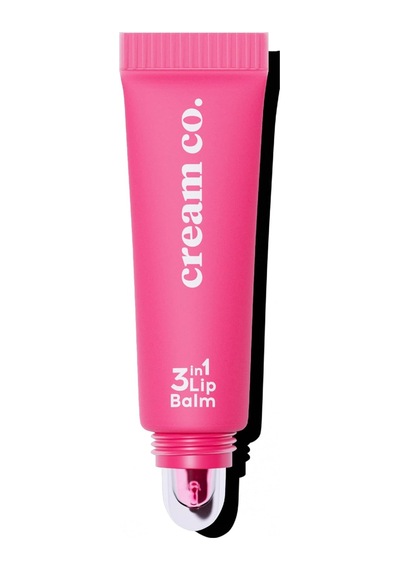 Cream Co. Nemlendirici Parlatıcı 3in1 Lip Balm, Dudak Bakım, Bubblegum Pembe, Hyaluronik Asit Seramid